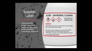 Chapter 3 WHMIS Labels