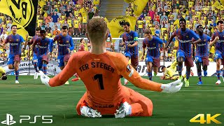 FIFA 22 - Barcelona vs Borussia Dortmund - UEFA Europa League Final - Gameplay | PS5 4K