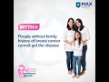 Breast Cancer- Myths & Facts | Breast Cancer Awareness Month