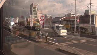 【車窓】若戸渡船代行 若松渡場→戸畑渡場 北九州市営バス
