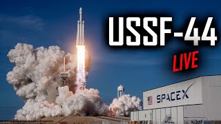 SpaceX USSF-44 Falcon Heavy Rocket Launch Live 🔴