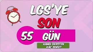 LGS'ye Son 55 Gün | Hangi Dersten Kaç Soru Çözmeli?