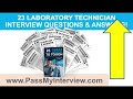 laboratory technician interview questions u0026 answers how to pass a lab technician interview