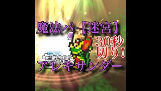 【闇魔法パ30秒切り！【迷宮】アレキサンダー！】ffrk