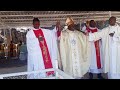 Bishop Raphael Ncube presents new priests