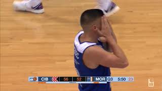 What a three-pointer by Matic Rebec! (Cibona - Mornar, 5.10.2019)