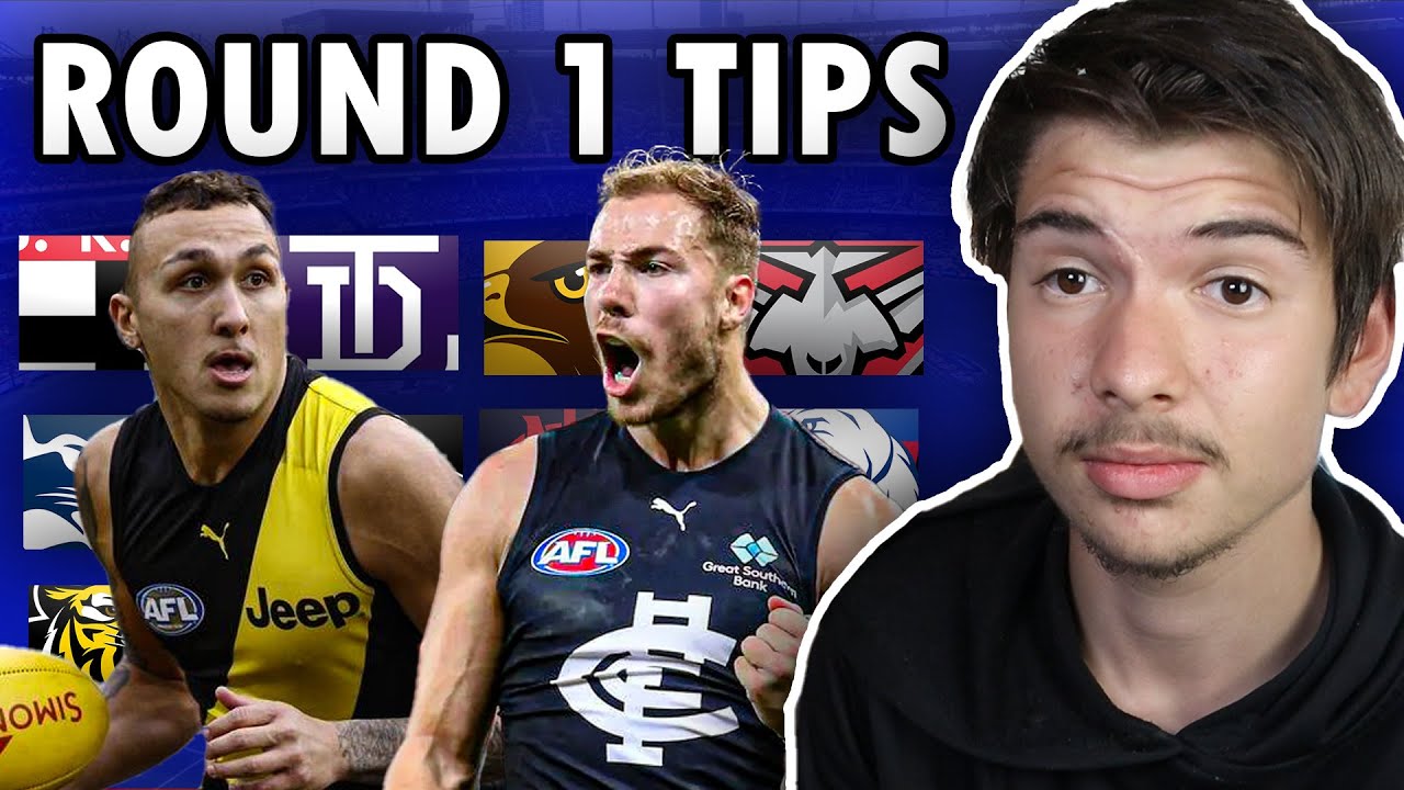 Round 1 AFL Tips + Predictions 2023 - YouTube