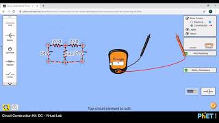 Verification of Kirchoffs Voltage Law Virtual Lab Demo