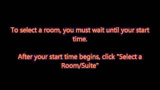 Roommate and Room Selection Instructional Video