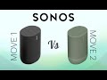 Sonos Move 1 vs Move 2 Blutooth Wireless Speaker Indoor Outdoor| Compare | Specifications | Features