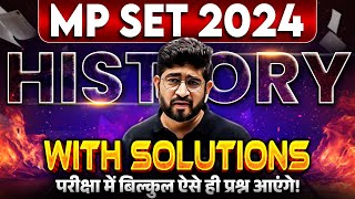 MP SET 2024 History : MP SET History PYQ Marathon with Paper Solution | MP Exams Wallah