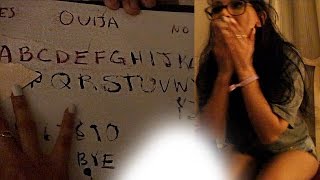 HOMEMADE OUIJA BOARD IN HAUNTED HOTEL (DO NOT TRY)