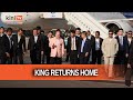 King returns home after four-day state visit to China