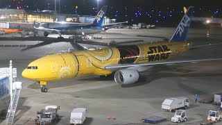 Discover STAR WARS planes! Boarding ANA Premium Class Hagi/Iwami to Haneda