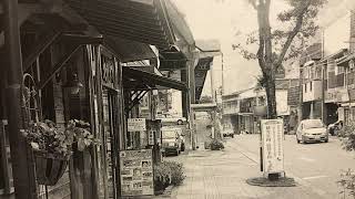 天ヶ瀬駅前と玖珠川　平成23年と昭和30年代にタイムスリップ 天瀬町　日田市　大分県