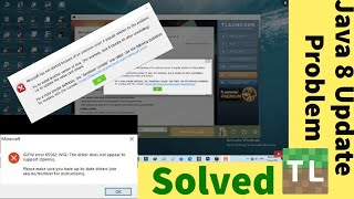 Java 8 Update Problem | Tlauncher Opening Problem Fix | Gamers AM
