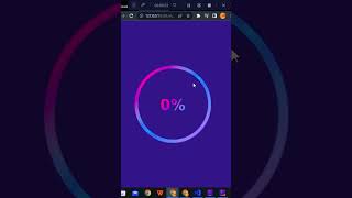 Sample round animation loader with CSS | HTML CSS Tutorial | #shorts