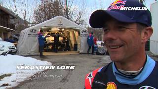 Sebastien Loeb's testing - 2019 WRC Rallye Monte-Carlo -  Michelin Motorsport