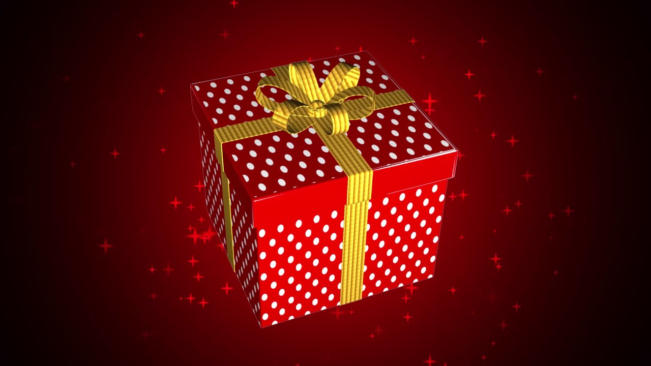 Animated Birthday Present Box