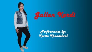 Gallan kardi Dance cover| Jawaani Jaaneman || Saif Ali Khan || Jine mera dil luteya