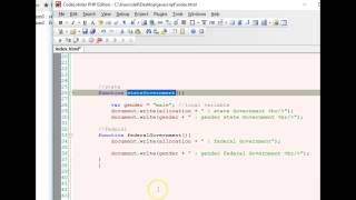 Javascript tutorial - 5 - Variable Scope - global and local