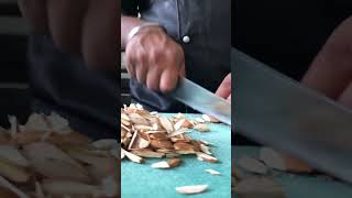 Badam Almond cutting 🔪 #shorts #viral #trending #trendingshorts #views #chef#vegetables #shortsfeed