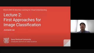 Lecture 2-1. First Approaches for Image Classification