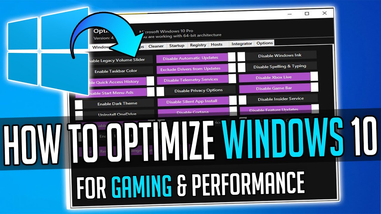 🔧How To Optimize Windows 10 For GAMING & PERFORMANCE | 2021 | Complete ...