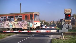 Spoorwegovergang Prša (SK) // Railroad crossing // Železničné priecestie