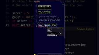 GUESSING GAME - Python GCSE (Beginner)