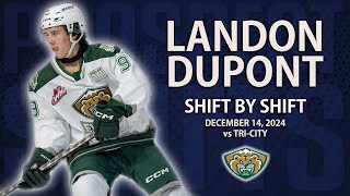 Landon DuPont vs Tri-City | Dec 14 2024 | 2027 NHL Draft