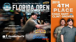 GTTV -🏆2019  PEGT FLORIDA OPEN 🏆 4TH Place Match  Chad Hart vs. Clint Grover ◾ #eSport