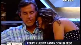 Así Somos: beso entre Jessica Alonso y Felipe Vidal