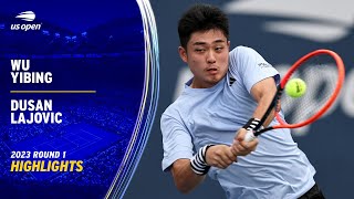 Wu Yibing vs. Dusan Lajovic Highlights | 2023 US Open Round 1