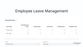Employee Leave Management | Frappe HR and ERPNext