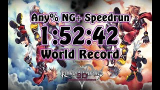 Kingdom Hearts: Dream Drop Distance Any% Speedrun World Record in 1:52:42 - Beginner; New Game +