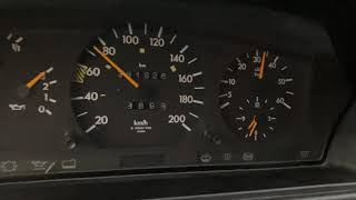 Mercedes W124 250D Wagon acceleration 0-100 km/h