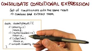 Consolidate Conditional Expression Quiz - Georgia Tech - Software Development Process