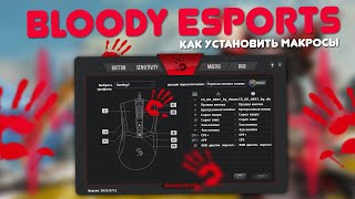 Bloody ESports, как установить макросы на софт от Блади?