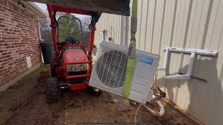 Mounting A Mini Split AC Unit On A Metal Building