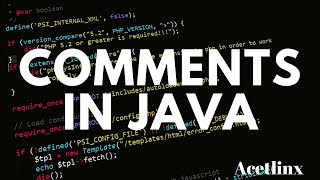Comments in Java (Java Basics) - AP Computer Science A MasterClass