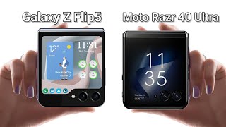 Galaxy Z Flip5 vs Motorola Razr 40 Ultra :Tipped to Feature Bigger Outer Display