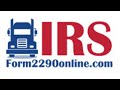 Filing IRS Form 2290 Online in minutes