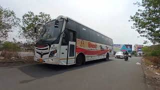 MSRTC SHRIRAMPUR  🔄  PUNE SHIVSHAI AT AHMEDNAGAR - MANMAD HIGHWAY #msrtc #shorts