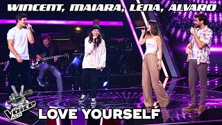 Justin Bieber - Love Yourself (Lena, Alvaro, Wincent & Maiara) | The Voice Kids 2022