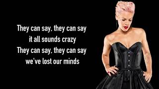 P!nk   A Million Dreams from The Greatest Showman  Reimagined Full HD lyrics