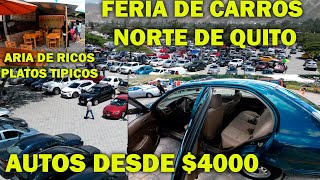 LA  FERIA DE CARROS  DEL NORTE  DE QUITO  TAMBIEN TIENE LO MEJOR  EN  GASTRONOMIA