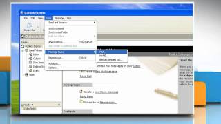 Microsoft® Outlook Express: How to control junk mail on Windows® XP?-Method2