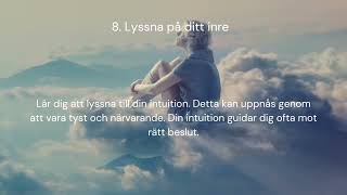 Del 3- Ta kontrollen över ditt liv- 11 tips - Manifestera ditt drömliv - Mer regel än undantag.✨️