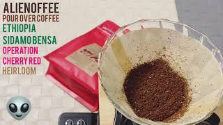 Pour over coffee - Ethiopia - Sidamo Bensa - Operation Cherry Red - 02/04/2020